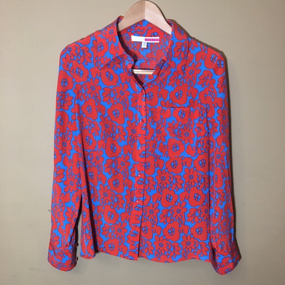 GORGEOUS silk blouse by Tracy Reese.